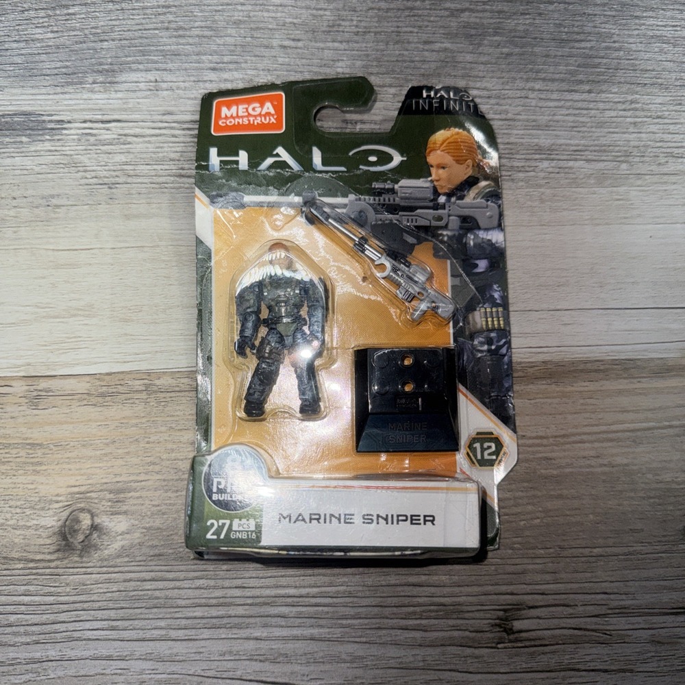 Mega Construx Halo Heroes Series 12 Marine Sniper NIB